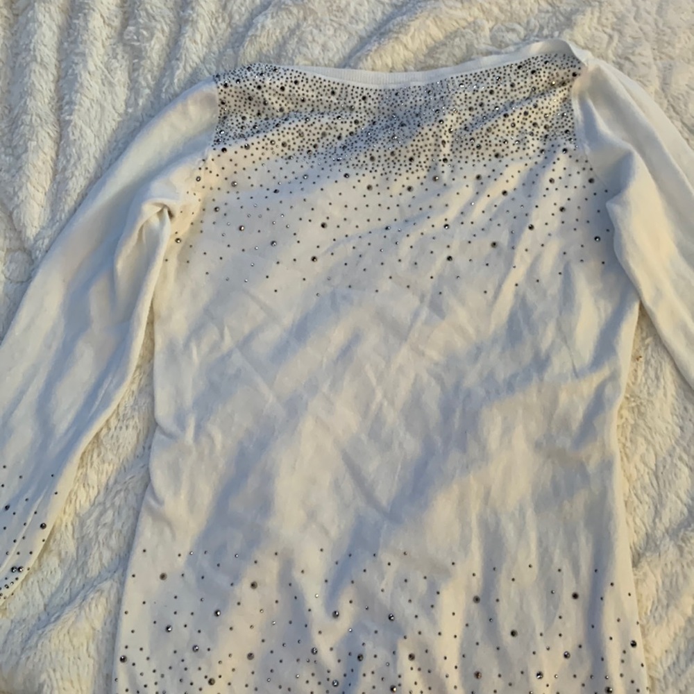 Oliver white tee with gems on it